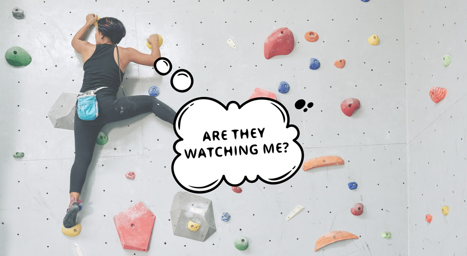 how to deal with bouldering anxiety as a beginner climber