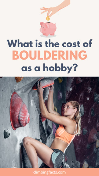 what is the cost of bouldering as a hobby?