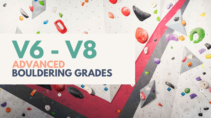 how long does it take to progress through the beginner grades (V6 - V8) in bouldering