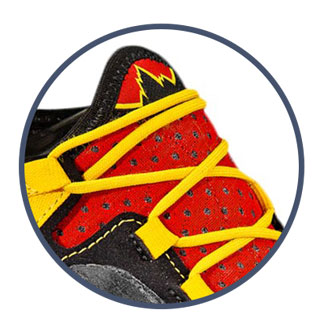 lace climbing shoes