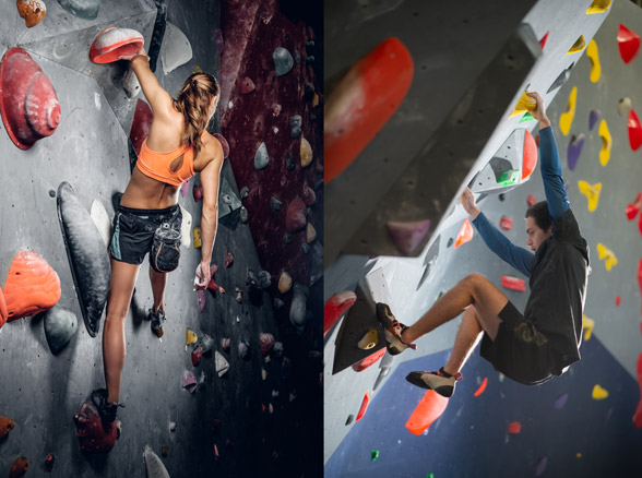 what climbers wear when they go bouldering