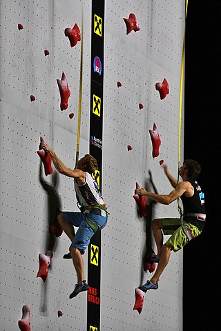 climbing fact: the fastest speed climbing record is 5.009 seconds by kiromal katibin