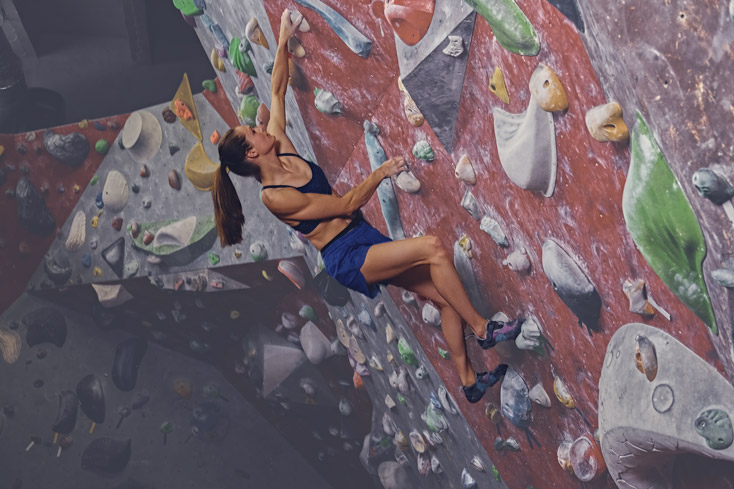 bouldering is hard because it requires strength