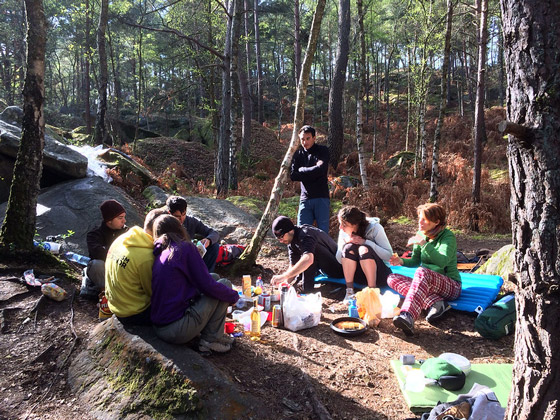 bouldering is a social activity