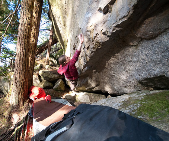 squamish bouldering spot