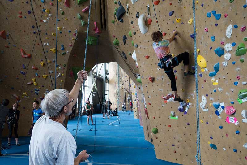 climbing is easier than bouldering